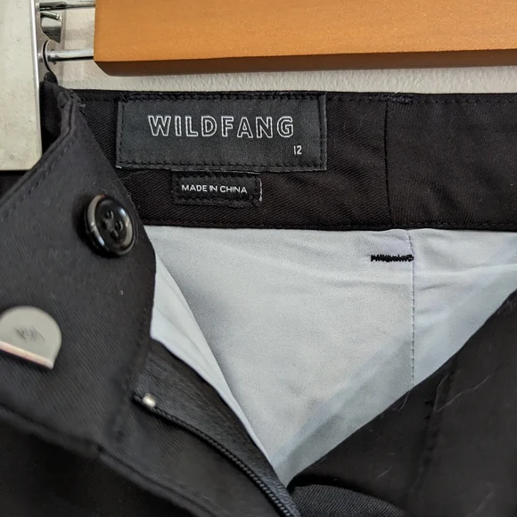 Wildfang Empower Slim Crop Pant Black Size 12 - Picture 4 of 7